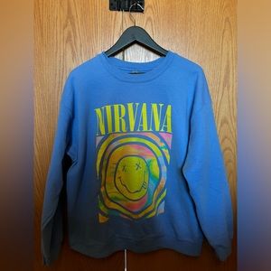 Blue Nirvana Hoodie. Women’s size Large.